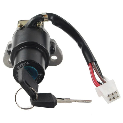 6 Wire Ignition Key Switch w/ Keys for Kawasaki KLR650 (1987-2007)