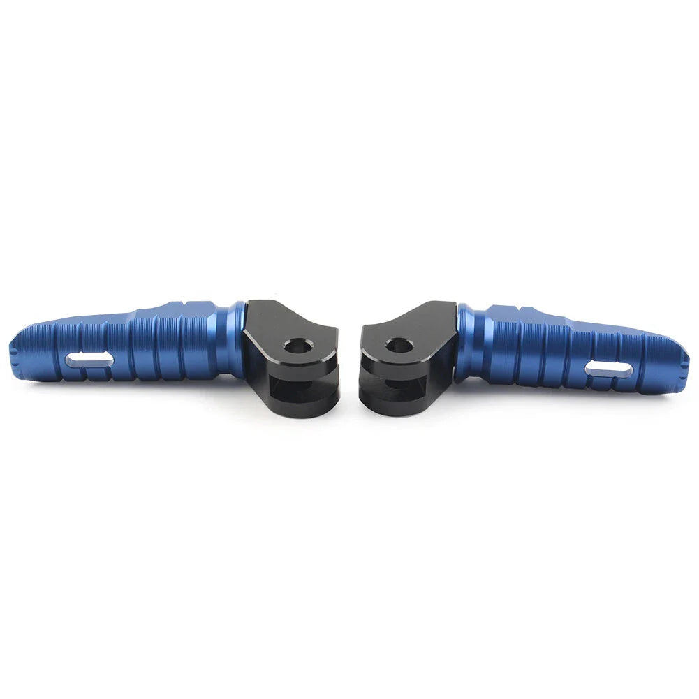 CNC Front Foot Pegs Pedal Blue for T100 T120 (2016-2022)