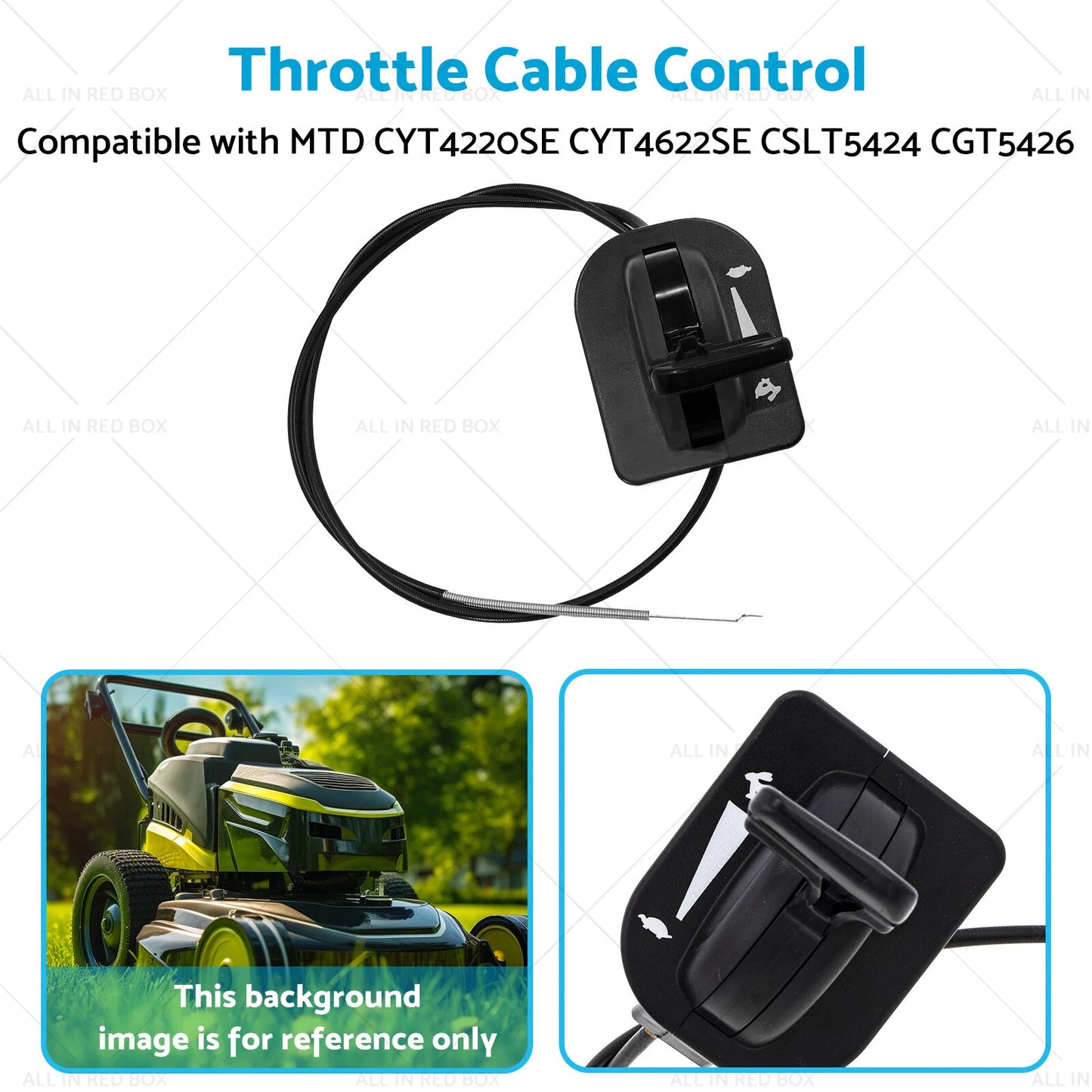 Throttle Cable Control for MTD Cub Cadet XT2-LX42, XT2-LX46, XT2-LX50 (2017-2023)