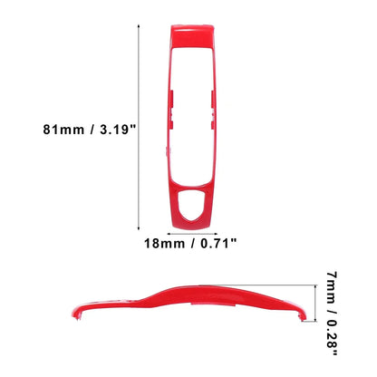 Red Remote Key Fob Case Cover for Porsche Cayenne Panamera Macan (2011-2023)