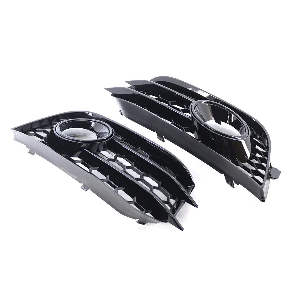 Fog Lamp Grill Cover for Audi A1 2010-2014 ( Gloss Black)