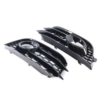 Fog Lamp Grill Cover for Audi A1 2010-2014 ( Gloss Black)