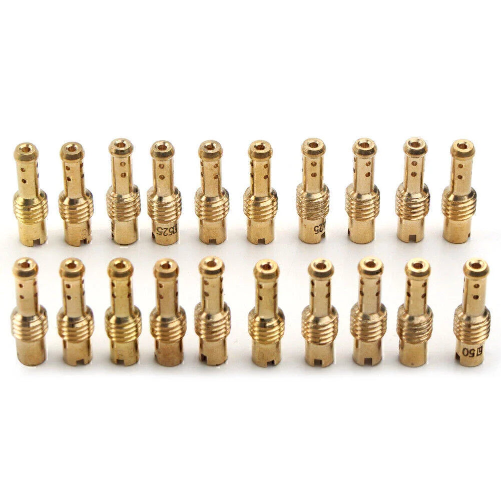 20 x MIKUNI VM TM TMX Carburetor Pilot Jets 12.5-60 with 8 Bleed Holes