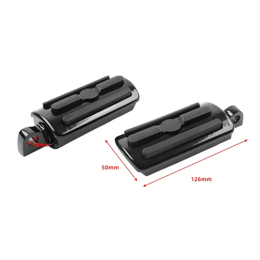 10MM Motorcycle Highway Foot Pegs for Harley Davidson Touring Softail