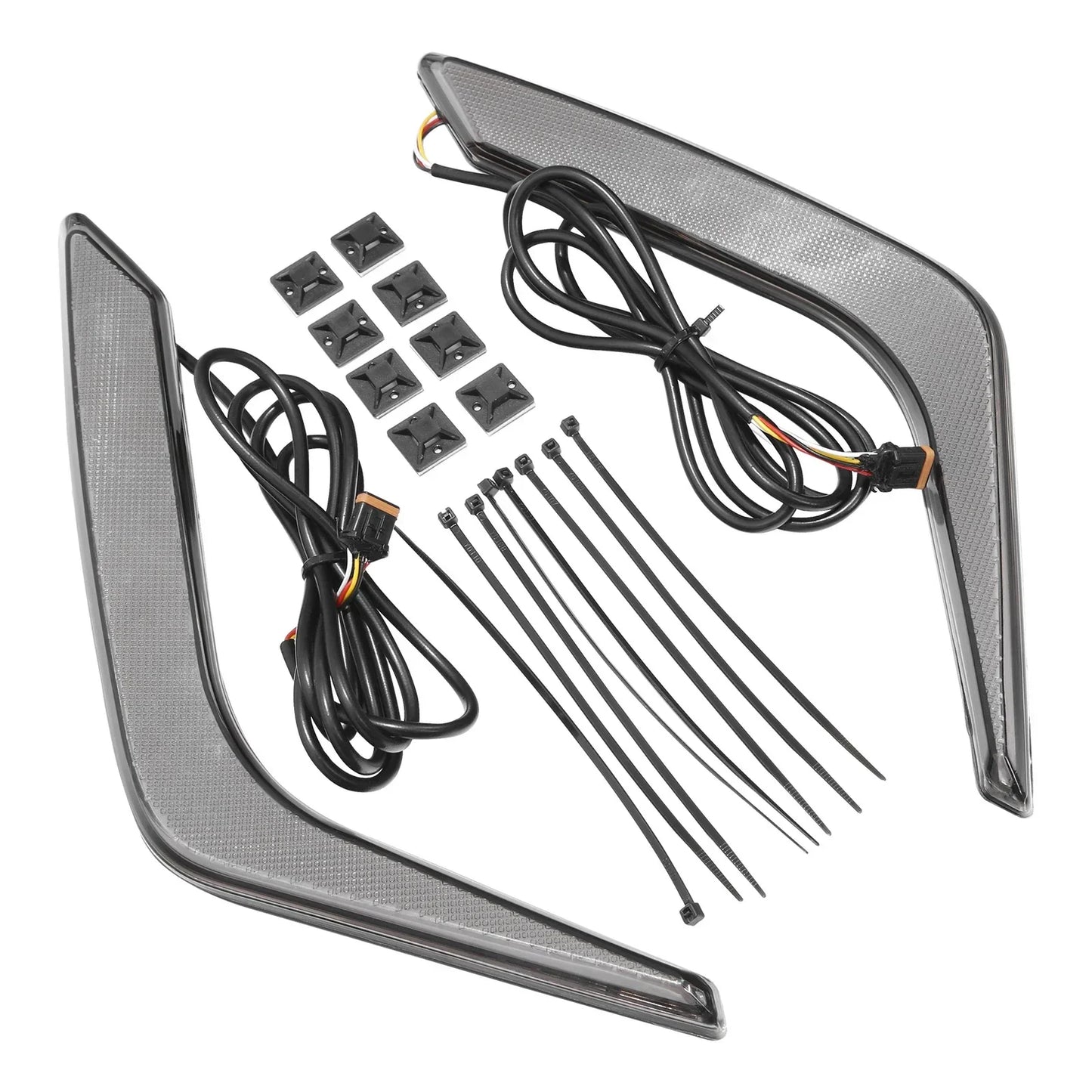 Rear Saddlebag Turn Brake Light Accents for Honda Goldwing GL1800 (2018-2025)
