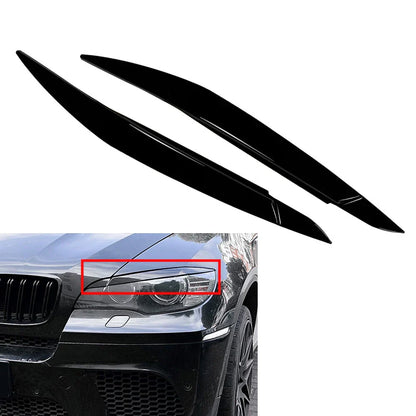 Headlight Eyebrow Covers for BMW X6 E71 E76M X5M E70 (2008-2019)