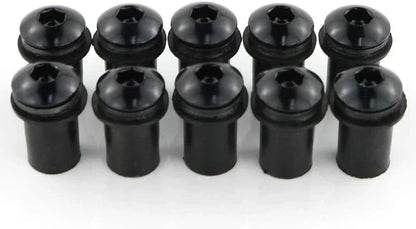 10 x M5 Motorcycle Windscreen Fairing Screen Bolts