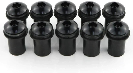 10 x M5 Motorcycle Windscreen Fairing Screen Bolts