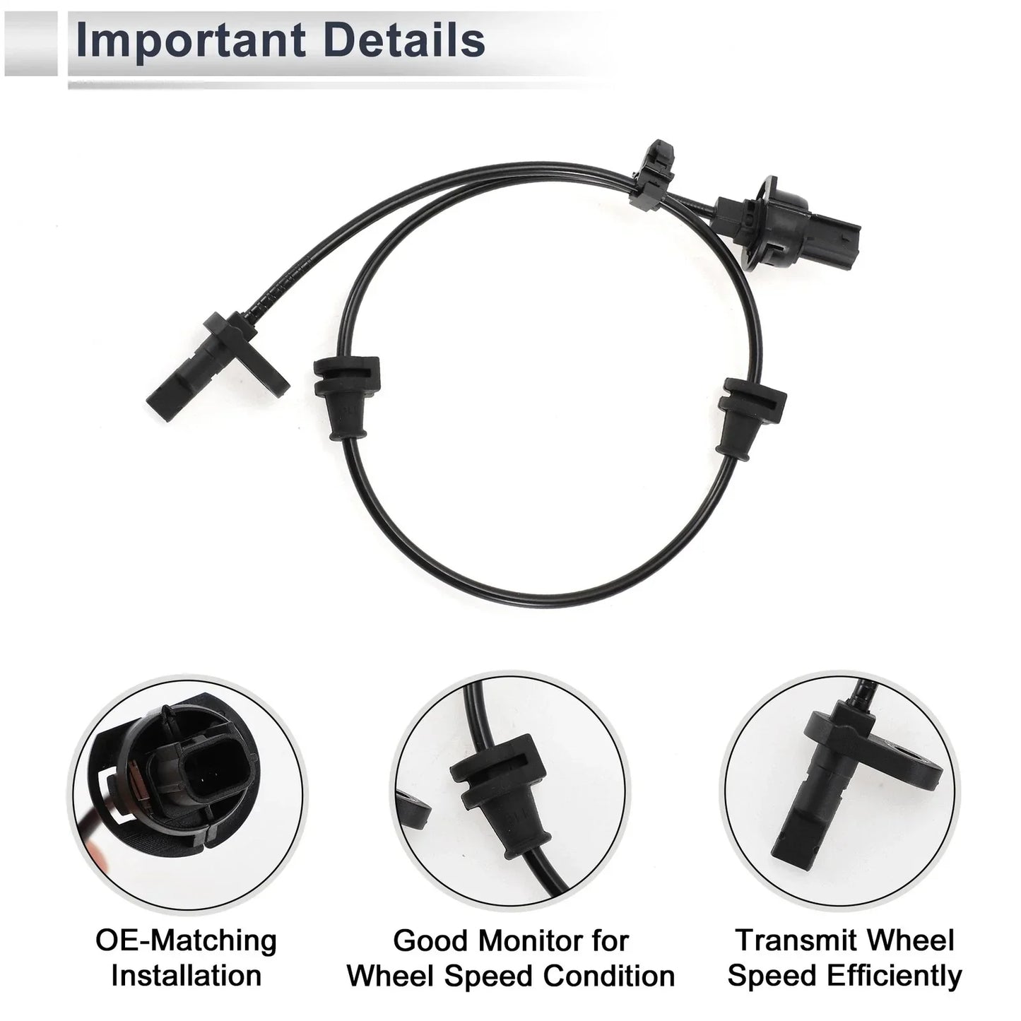 ABS Wheel Speed Sensor for Honda Fit (2015-2020) Front Left