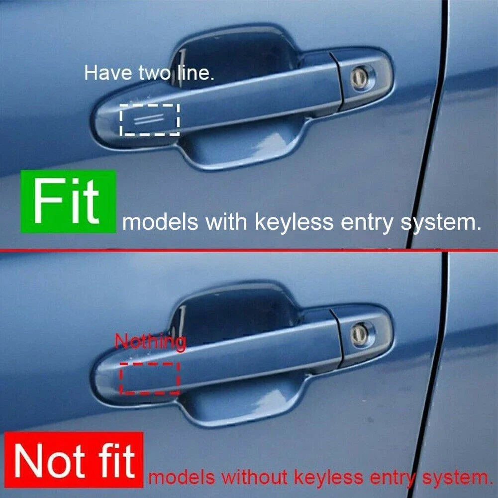 8 x Chrome Exterior Door Handle Cover Trim for Subaru Forester (2019-2022)