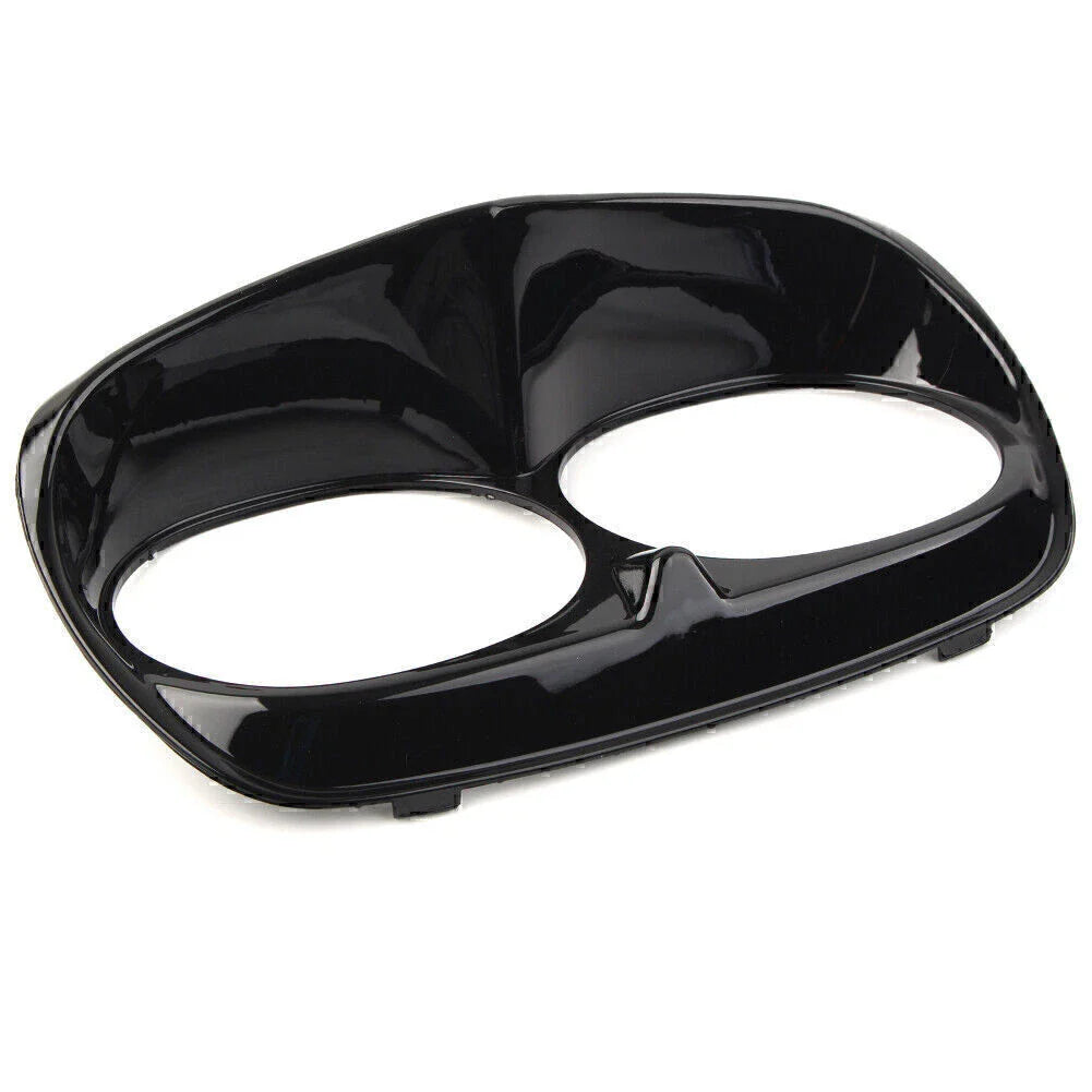 Black Headlight Bezel Scowl Outer Fairing for Harley Road Glide (1998-2013)