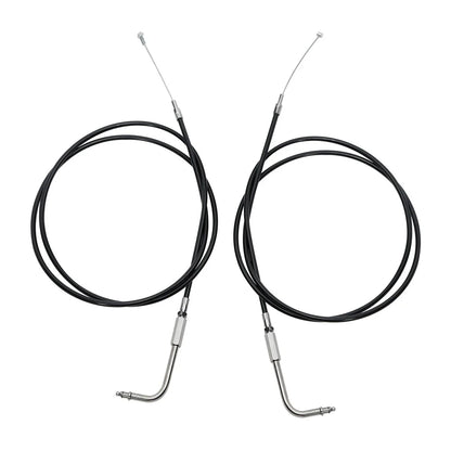 Throttle Cables 63in 160cm for Harley Sportster XL883 XL1200 Super Low Custom
