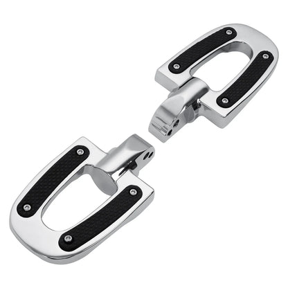 Chrome Passenger Footpeg Pegs for Harley Softail Fat Boy Low Rider (2018-2025)