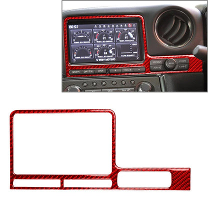 GPS Navigation Panel Cover Trim for Nissan GTR R35 (2008-2016) Red