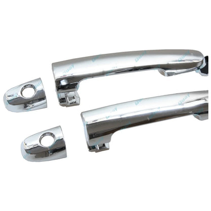 Chrome Front Door Handles LH+RH for Toyota Hilux GGN15 GGN25 KUN16 KUN26 TGN16