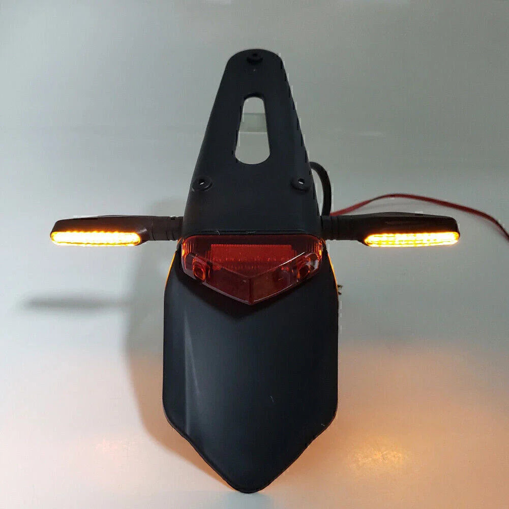 LED Rear Fender Brake Tail Light Turn Signal for Universal Motorcycle