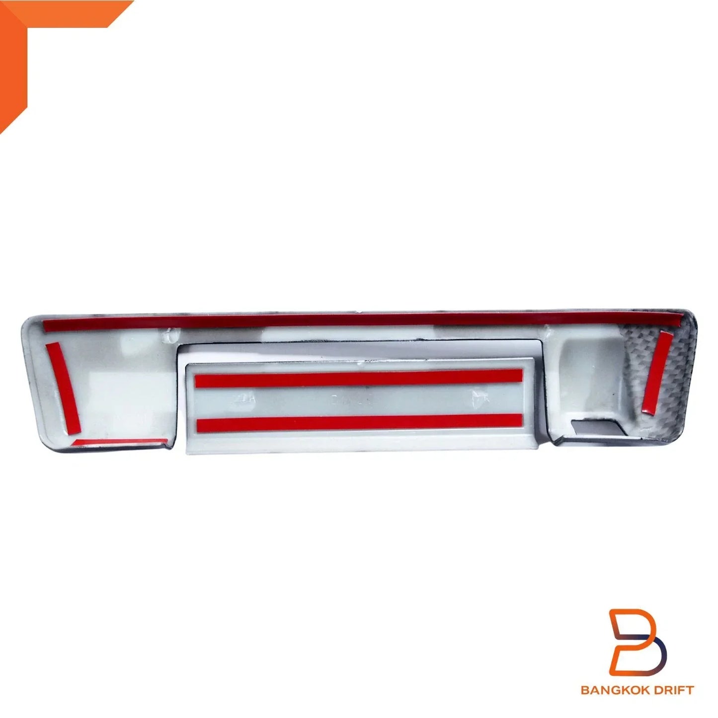 Carbon Fiber Black Tailgate Handle Cover for Isuzu D-Max 20-23