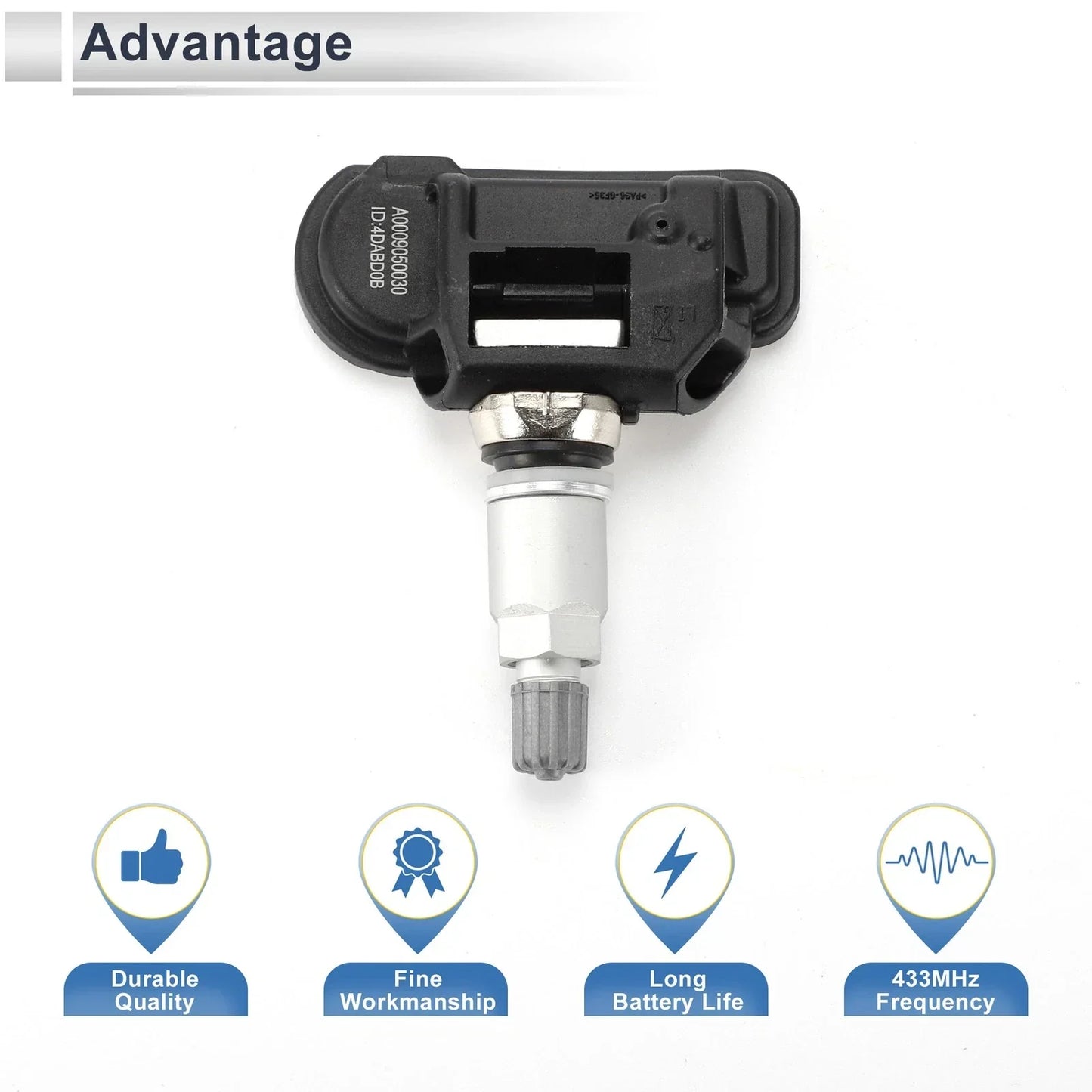 Tire Pressure Sensor for Mercedes-Benz C350 (2007-2015) 1 x 433MHz