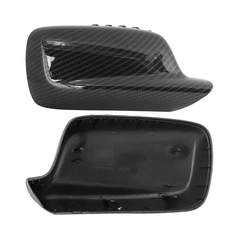 Carbon Fiber Look Side Mirror Covers for BMW 3 7 Series E46 E65 E66 E67