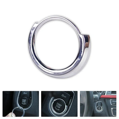 Chrome Engine Switch Motor Knob Cover for BMW F20 F30 116i (2011-2019)