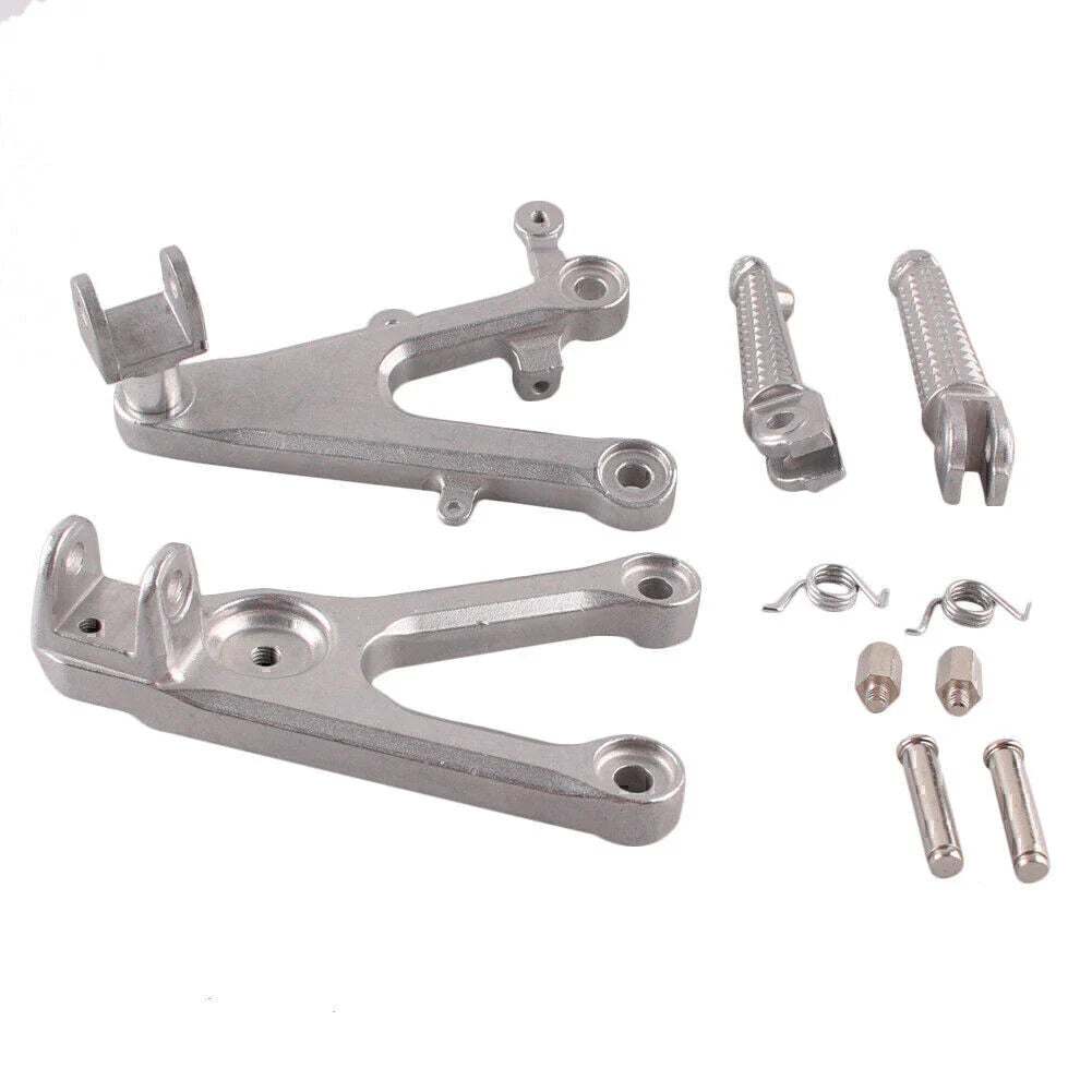Front Footpegs Footrests Brackets for Yamaha YZF R6 (2003-2010)