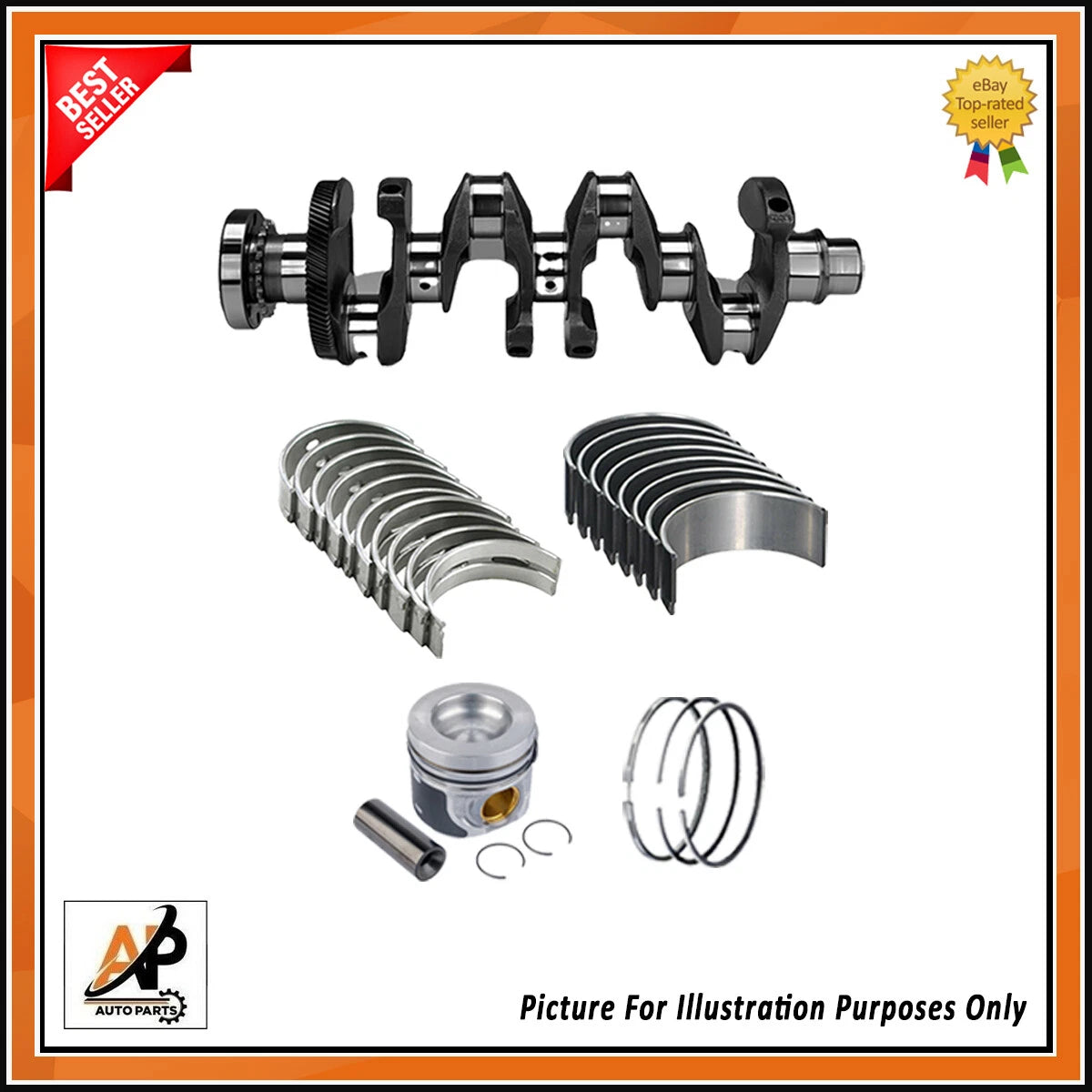 Crankshaft Replacement for Jaguar 2.0 Diesel E Pace F Pace XE (2017–2024)