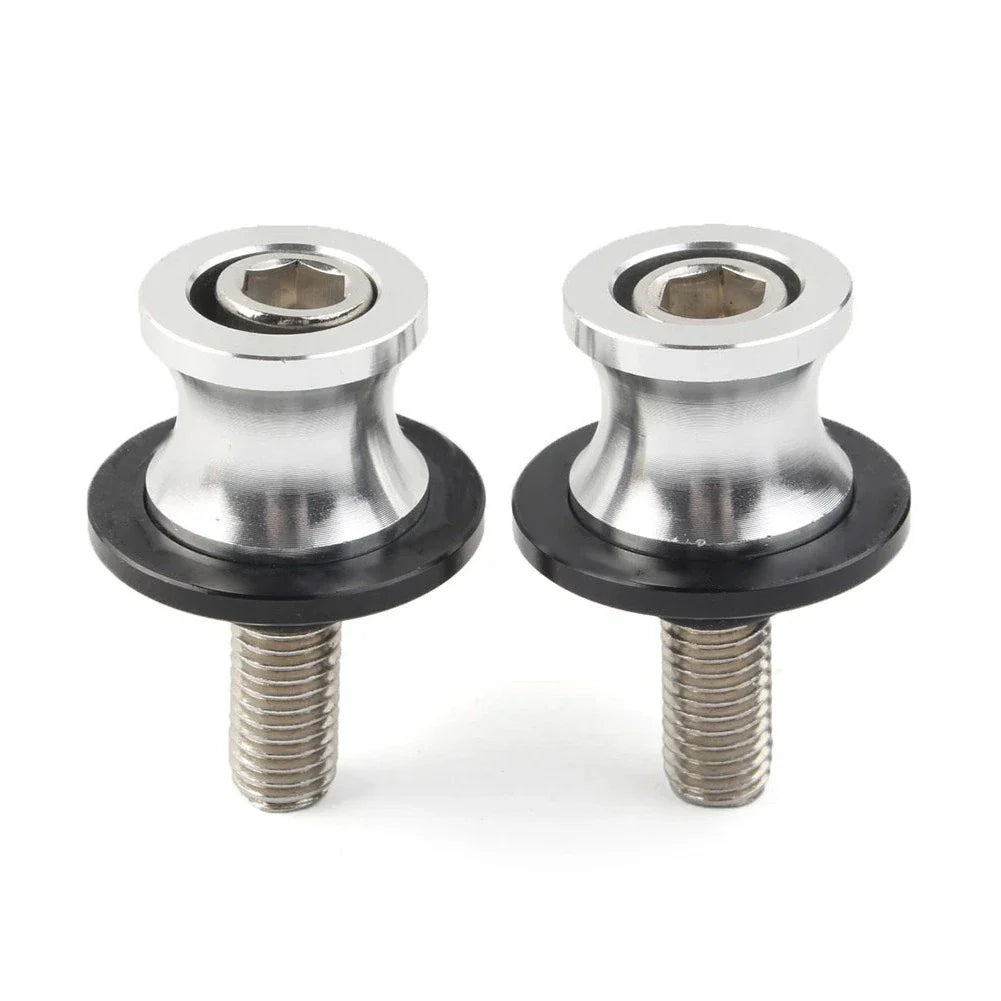 8MM Swingarm Spools Slider Screws for KAWASAKI ZX6R (2012-2021) Silver CNC