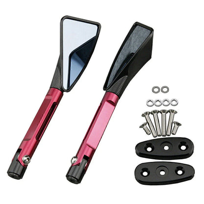 Rear View Side Mirrors  Red for Suzuki GSXR 1000, GSXR 600 (2001-2005)