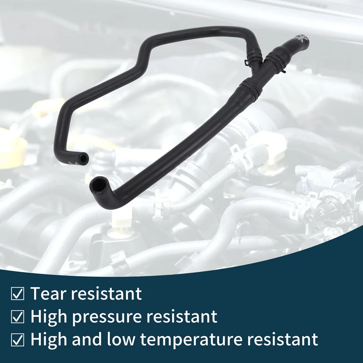 Radiator Hose for Porsche Panamera 2010-2012 Rubber Coolant Pipe