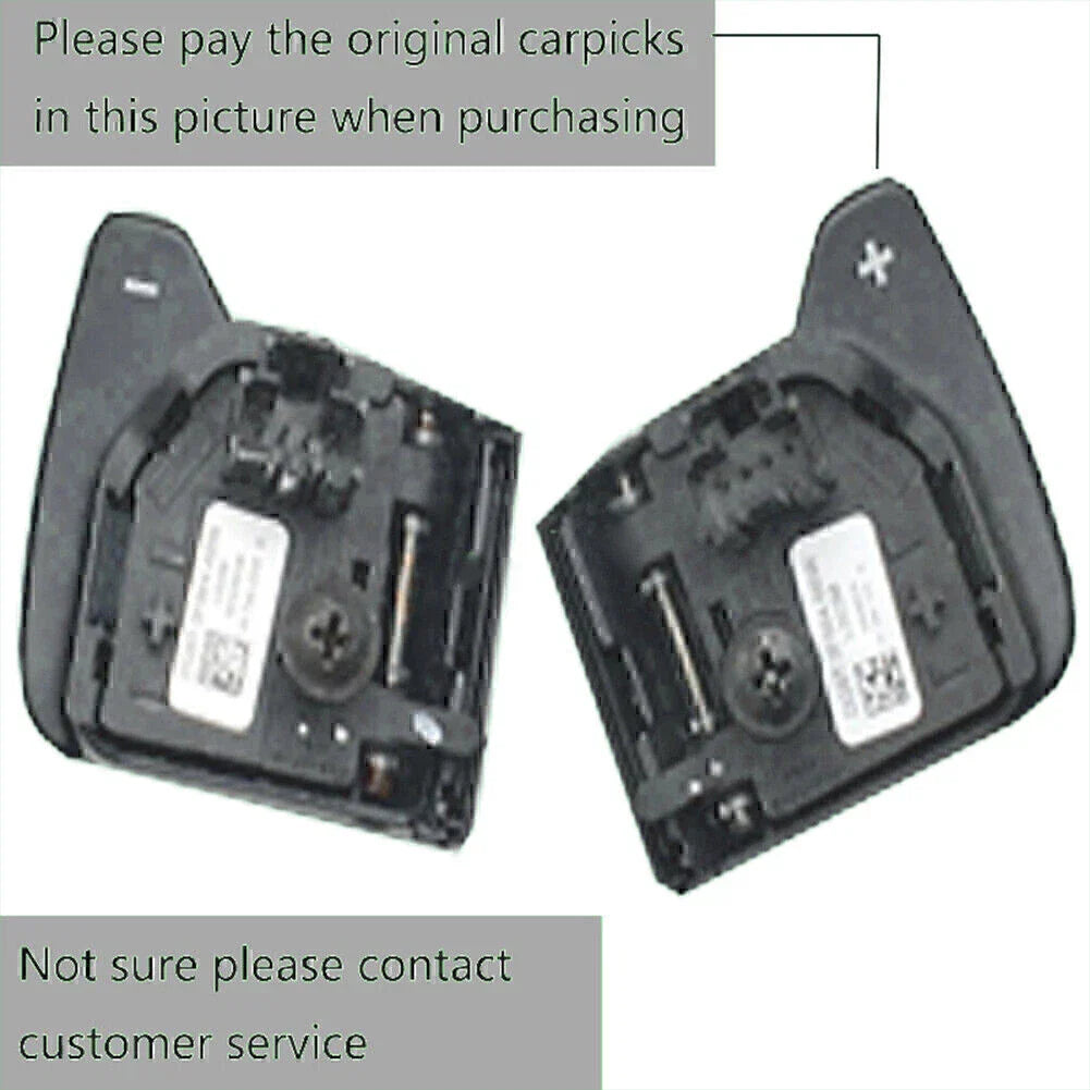 Silver Steering Wheel Shift Paddle Shifter Extension for Ford Mondeo, Taurus, Edge (2013-2023)