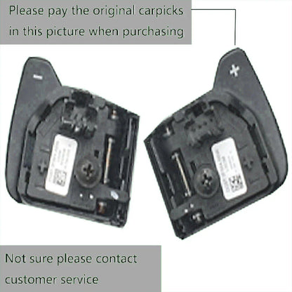 Silver Steering Wheel Shift Paddle Shifter Extension for Ford Mondeo, Taurus, Edge (2013-2023)