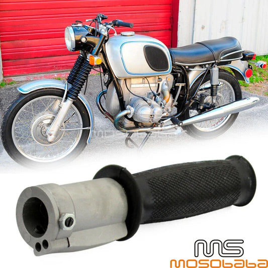 Aluminum Handlebar Grip Throttle Grips for BMW R50 R1 R12 R71 (1950-1970)