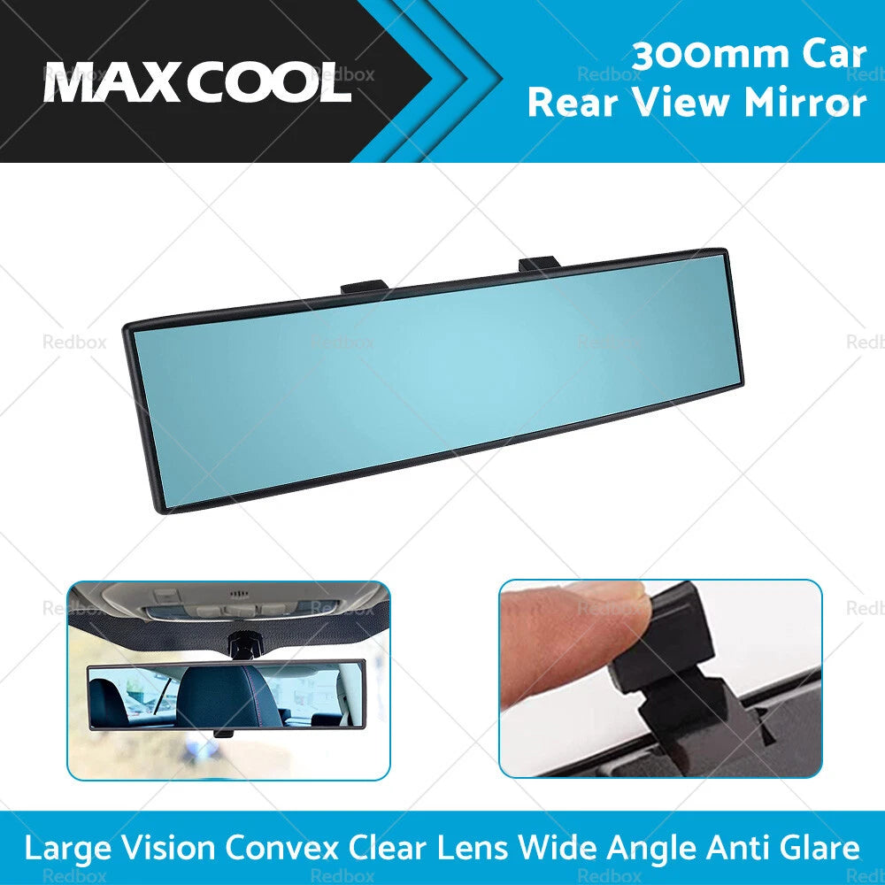 300mm Wide Angle Anti Glare Rear View Mirror for Universal Car