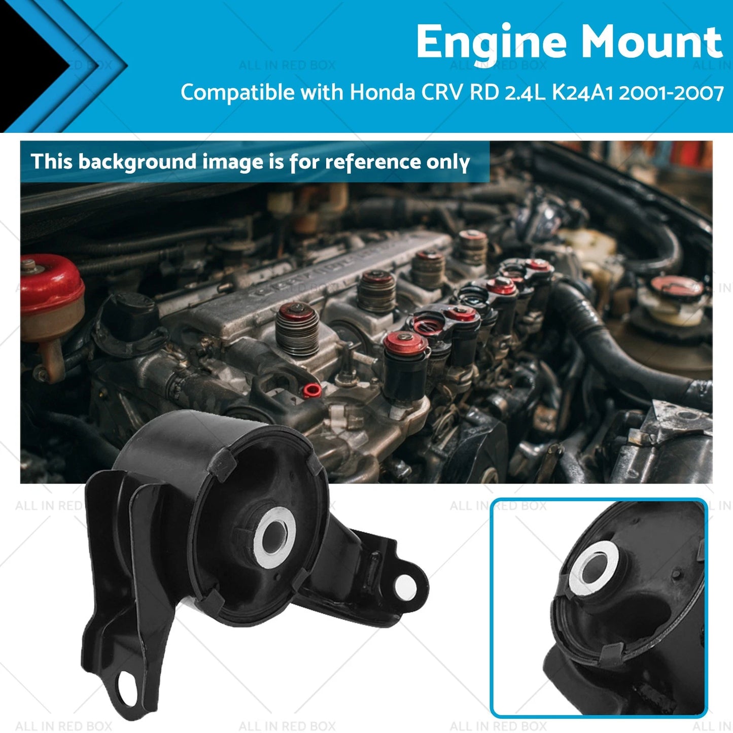 Left Engine Mount for Honda CR-V 2.4L K24A1 (2001-2007)