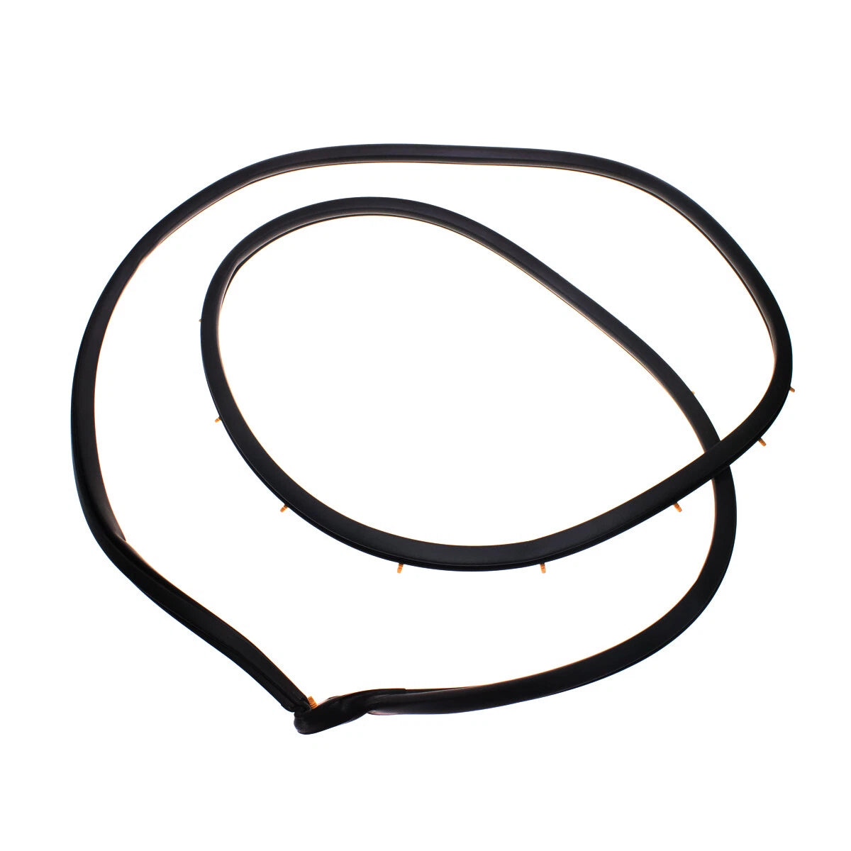 Front Door Weatherstrip x2 for Honda Civic Sedan 1992-1994