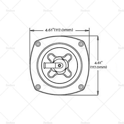 Black Water Inlet with Pressure Regulator for Caravan RV Boat