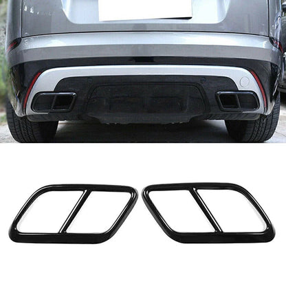 Muffler Tail Pipe Cover for Land Rover Range Rover Velar (2017-2021) Black