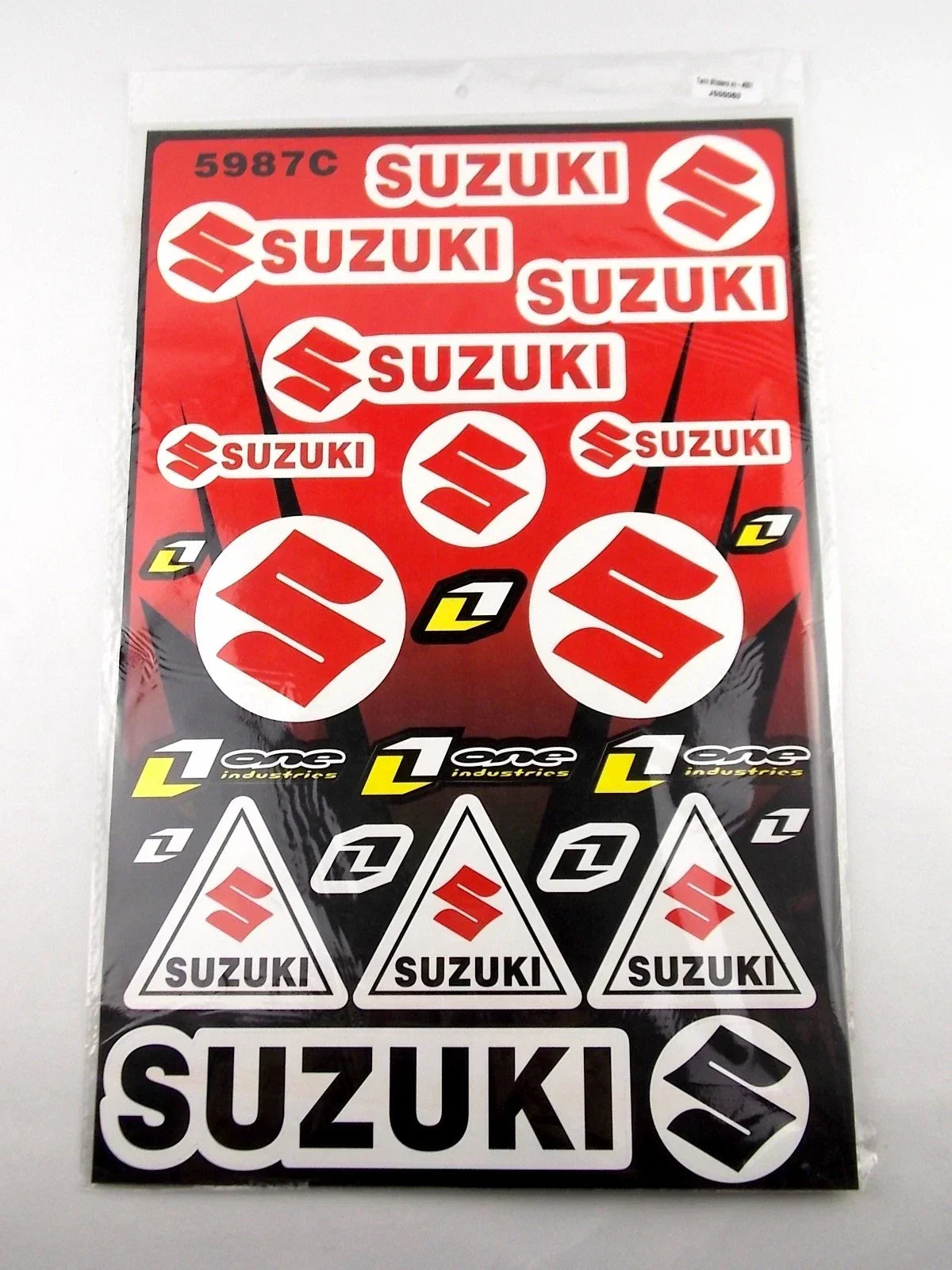 Motorcycle Sticker Sheet Graphics Decal Set for Suzuki