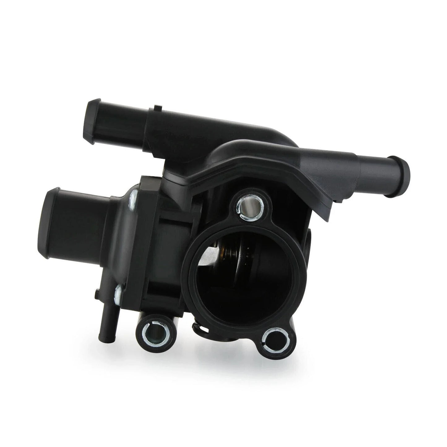 Black Thermostat Housing Assembly for Ford Focus, Escape, Mazda (2000-2012)