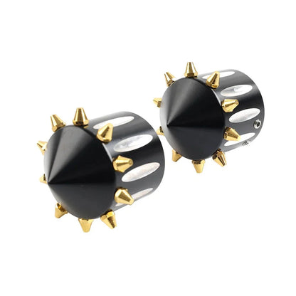 CNC Cut Front Axle Cap Nut Covers for Harley Touring Sportster