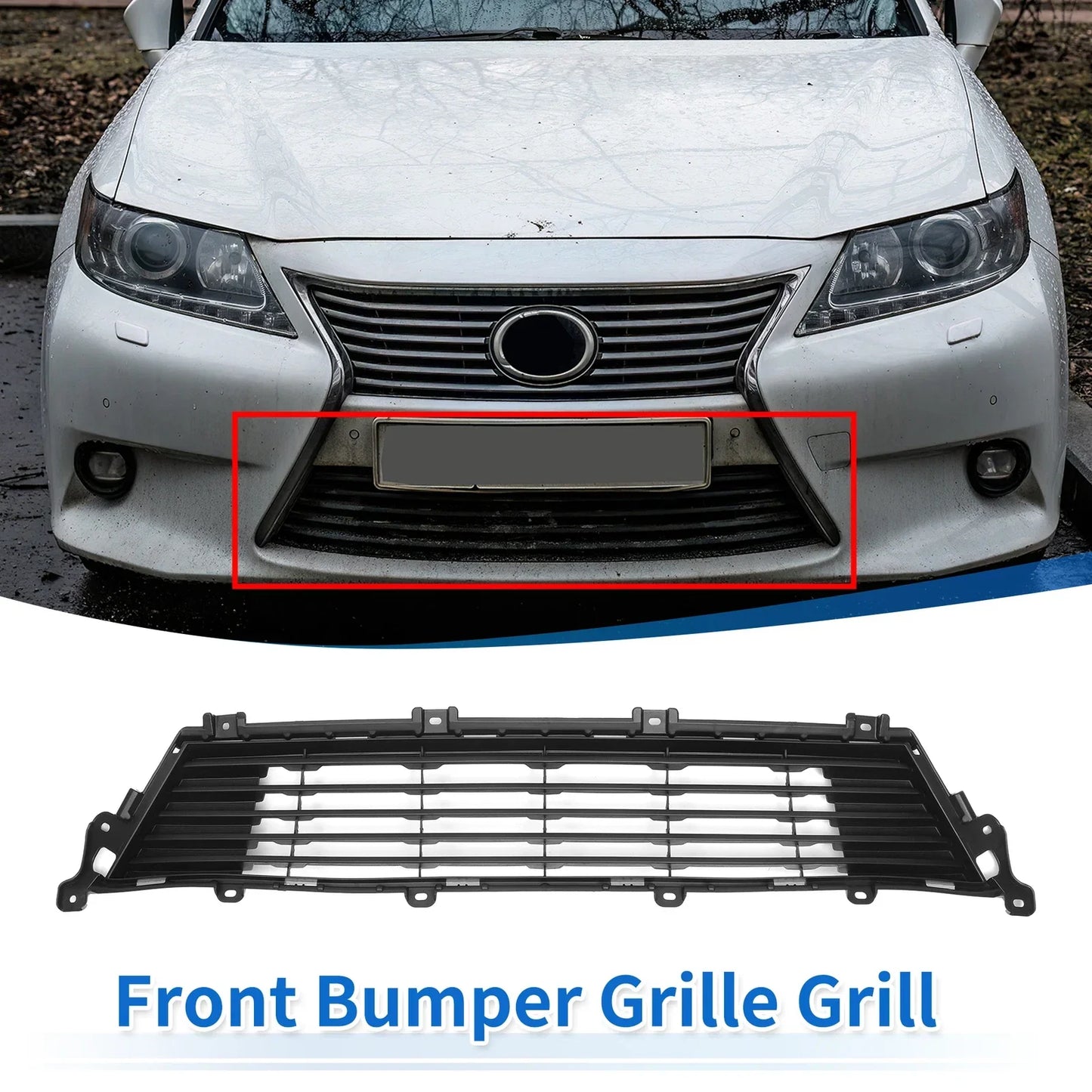 Front Lower Bumper Grille for Lexus ES 350 (2013-2015)