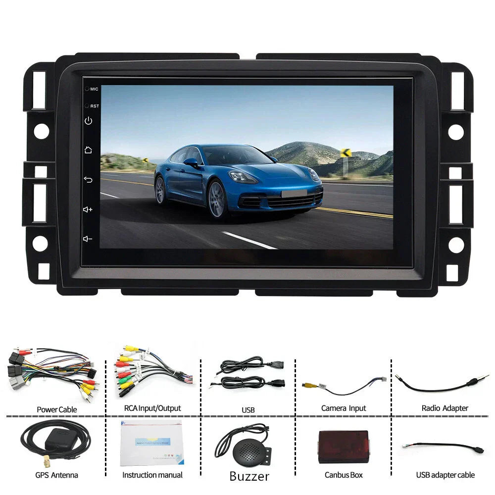 7" Stereo Radio Navi for GMC Acadia, Chevrolet Traverse, Buick Enclave (2013-2017)