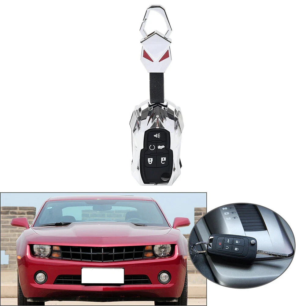 Silver Keyless Entry Remote Fob Cover for Chevrolet Impala (2014-2019)