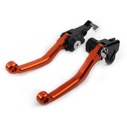 Orange CNC Pivot Brake Clutch Levers for Honda XR250 XR400 (1995-2007)