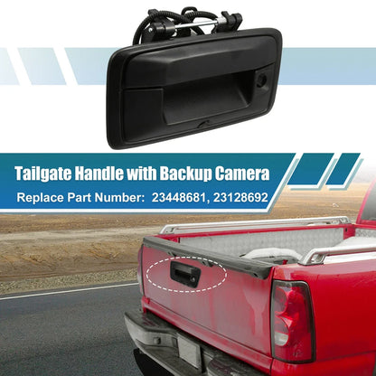 Car Rear Tailgate Handle with Backup Camera for Chevrolet