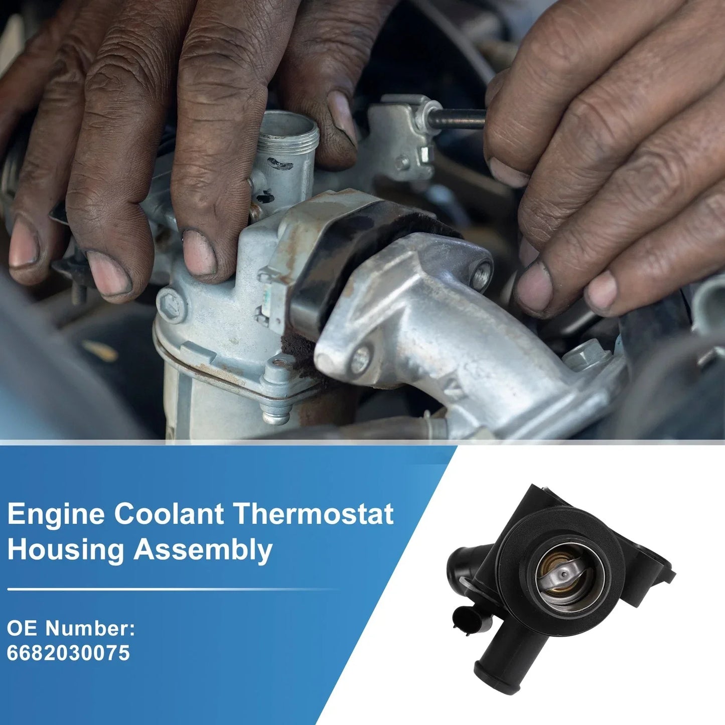 Engine Coolant Thermostat Housing for MERCEDES W168 (1998-2005)