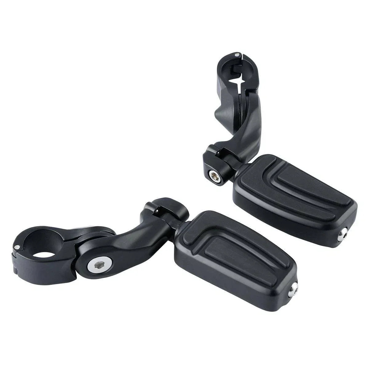 Matte Black 1 1/4'' 32mm Short Highway Bar Pegs Footpeg Pedal
