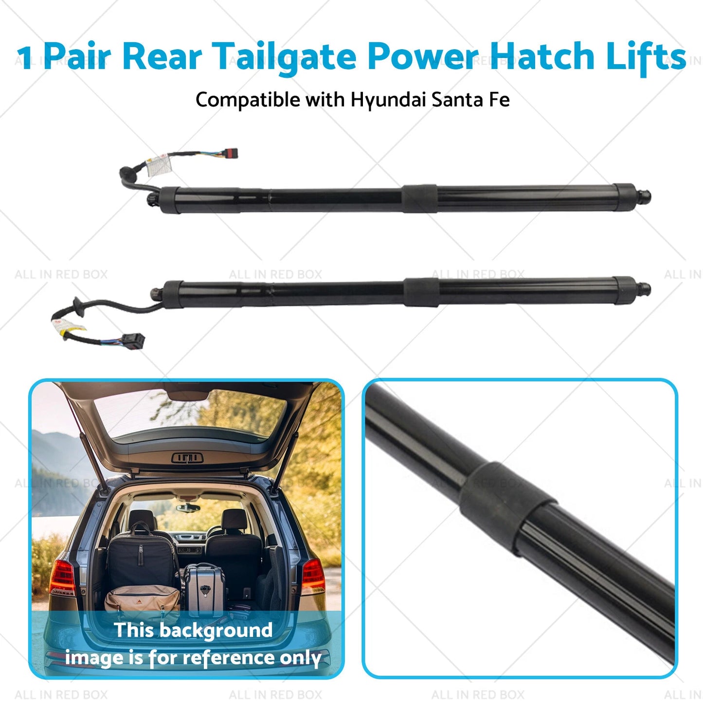 Rear Tailgate Power Hatch Lifts for Hyundai Santa Fe (2013-2018)