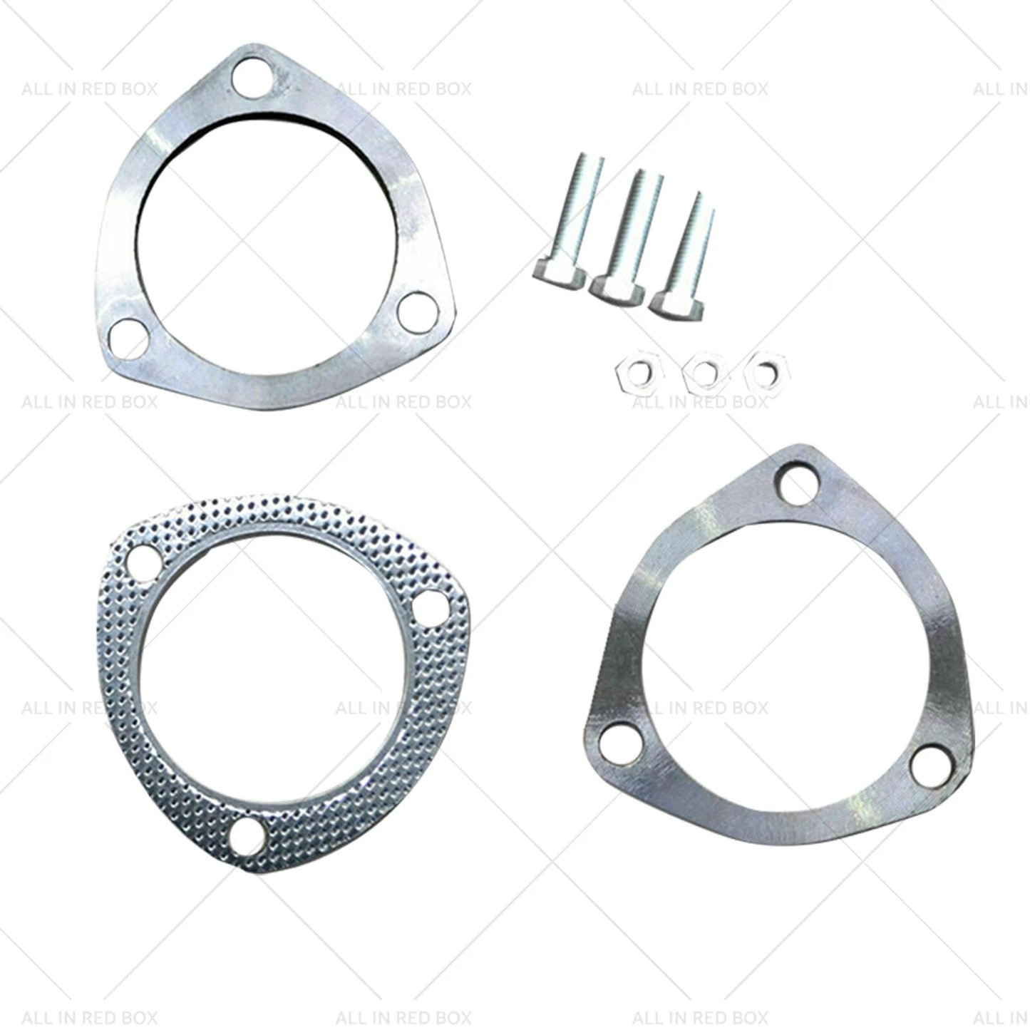 Universal Exhaust Flange Plate Kit 2.5" 304 Stainless Steel