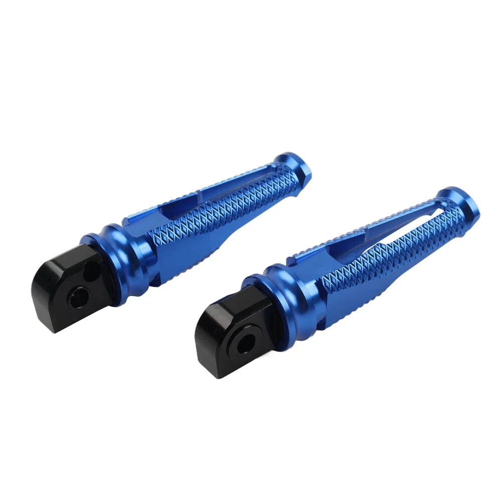 Blue Rear Passenger Foot Pegs for Yamaha YZF R1 R6 R1M R1S